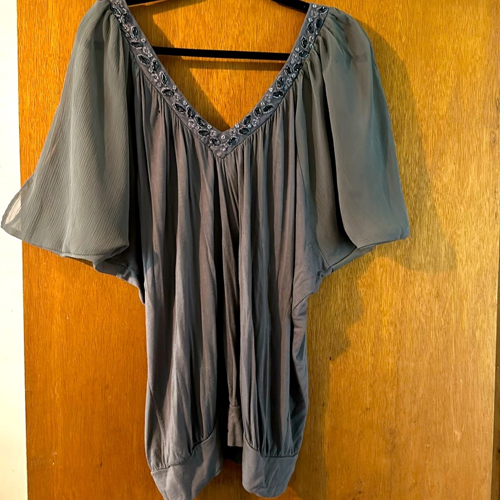 Candie Gray blouse